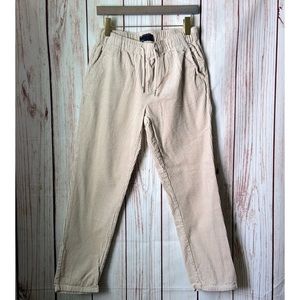 Asos Women Beige Corduroy Pants Size Small